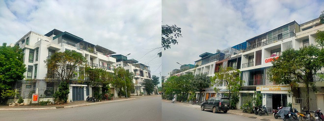 "Chuồng cọp" quây kín trên mái các căn liền kề Khu đô thị Ao Sào.