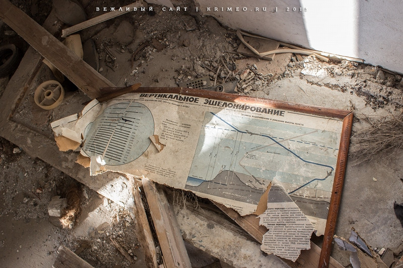 Bản đồ đường đi máy bay bị vứt dưới đất.