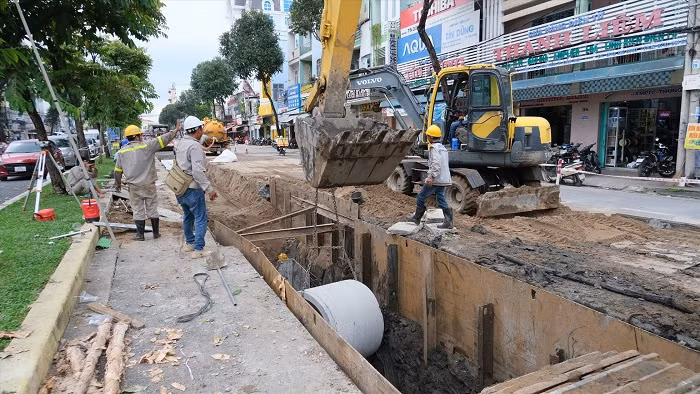 Vinh Long: Xay dung KVK trung goi thau nang cap he thong thoat nuoc gan 4,6 ty-Hinh-2