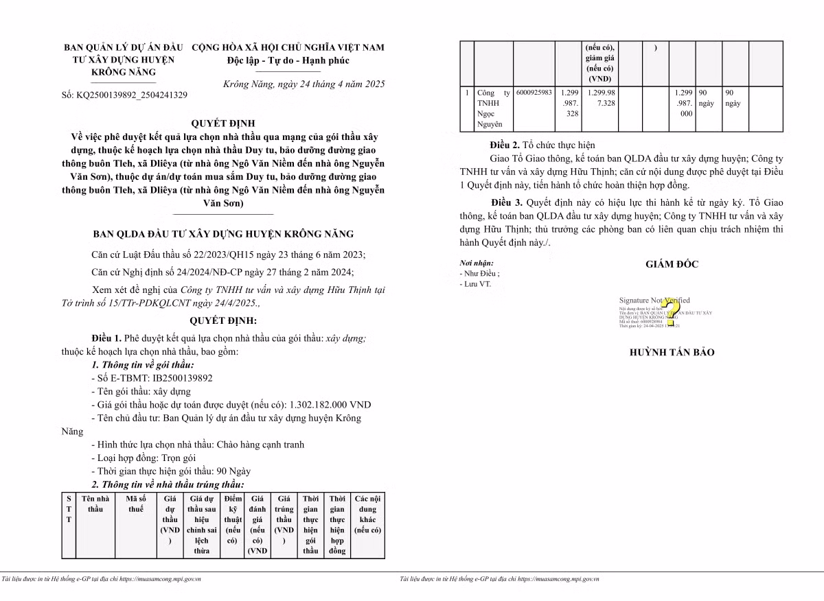 My Nuong, Ngoc Nguyen, Truong Hai Dak Lak chia nhau 3 goi lam duong tai Krong Nang-Hinh-2
