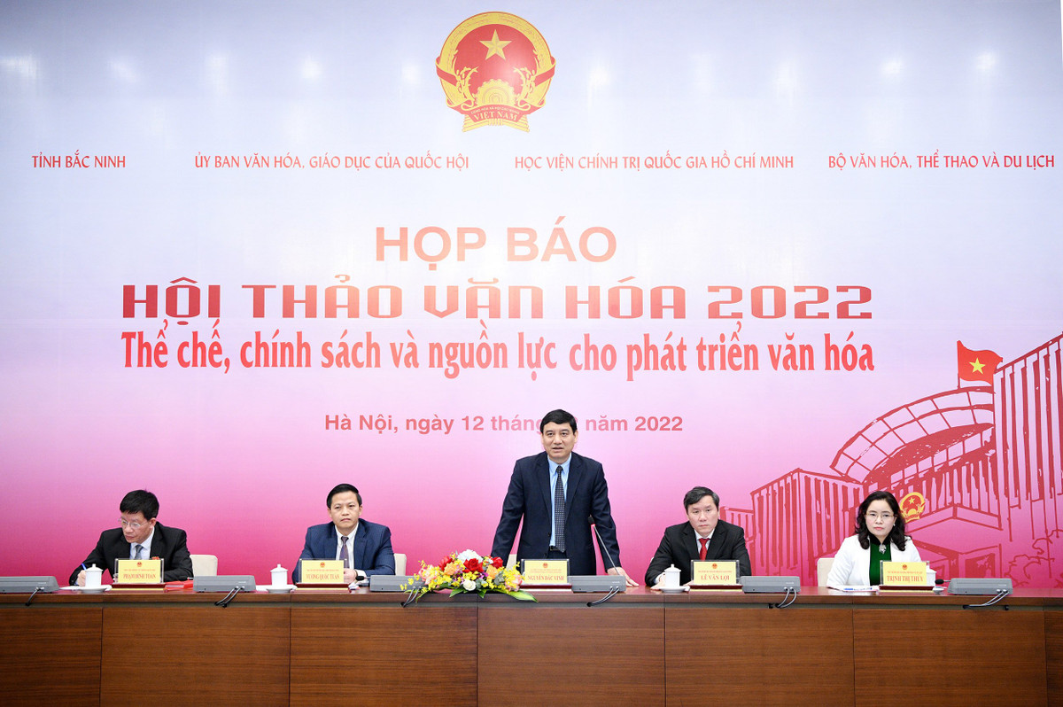 Hội thảo văn hóa 2022 gỡ “điểm nghẽn” về thể chế, chính sách, nguồn lực Hoi thao van hoa 2022 go “diem nghen” ve the che, chinh sach, nguon luc