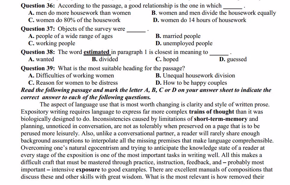 De thi thu THPT quoc gia 2015 mon Tieng Anh va dap an-Hinh-4