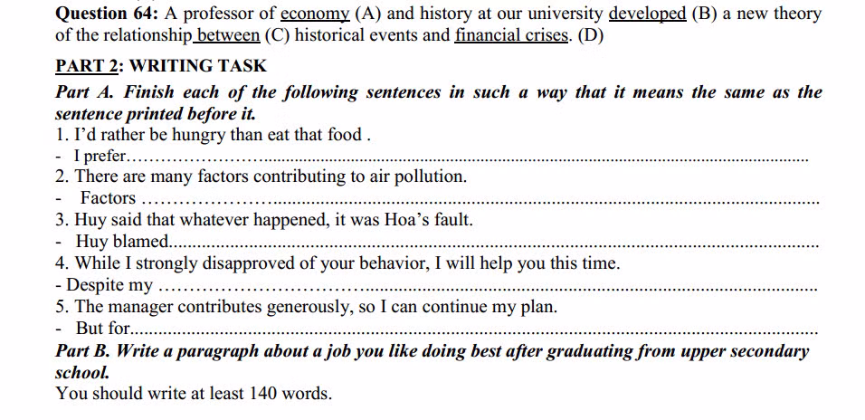 De thi thu THPT quoc gia 2015 mon Tieng Anh va dap an-Hinh-8
