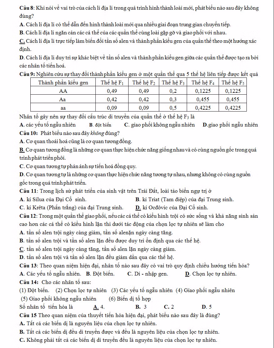 De thi thu THPT quoc gia 2015 mon Sinh hoc THPT Le Hoan va dap an-Hinh-2