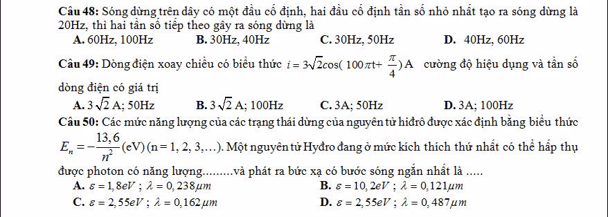 De thi thu THPT quoc gia 2015 mon Vat Ly THPT Doan Thuong va dap an-Hinh-6