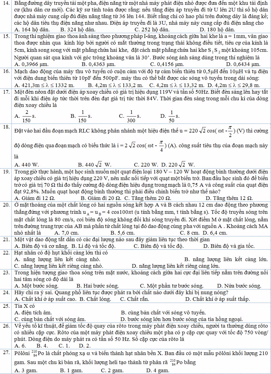 De thi thu THPT quoc gia 2015 mon Vat Ly THPT Da Phuc HN-Hinh-2