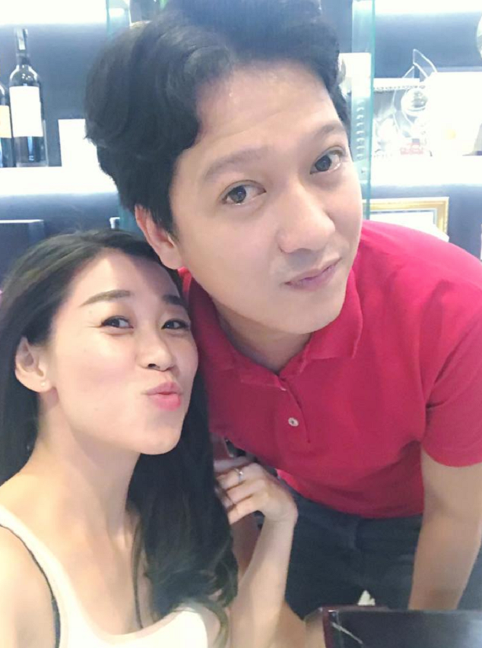 Trường Giang thân thiết bên cạnh chị gái của Khánh My.