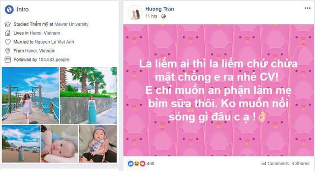 Hành động thả thính, mập mờ của Quế Vân khiến vợ Việt Anh nổi đóa. Cô lên tiếng dằn mặt người "ve vãn" chồng của mình.