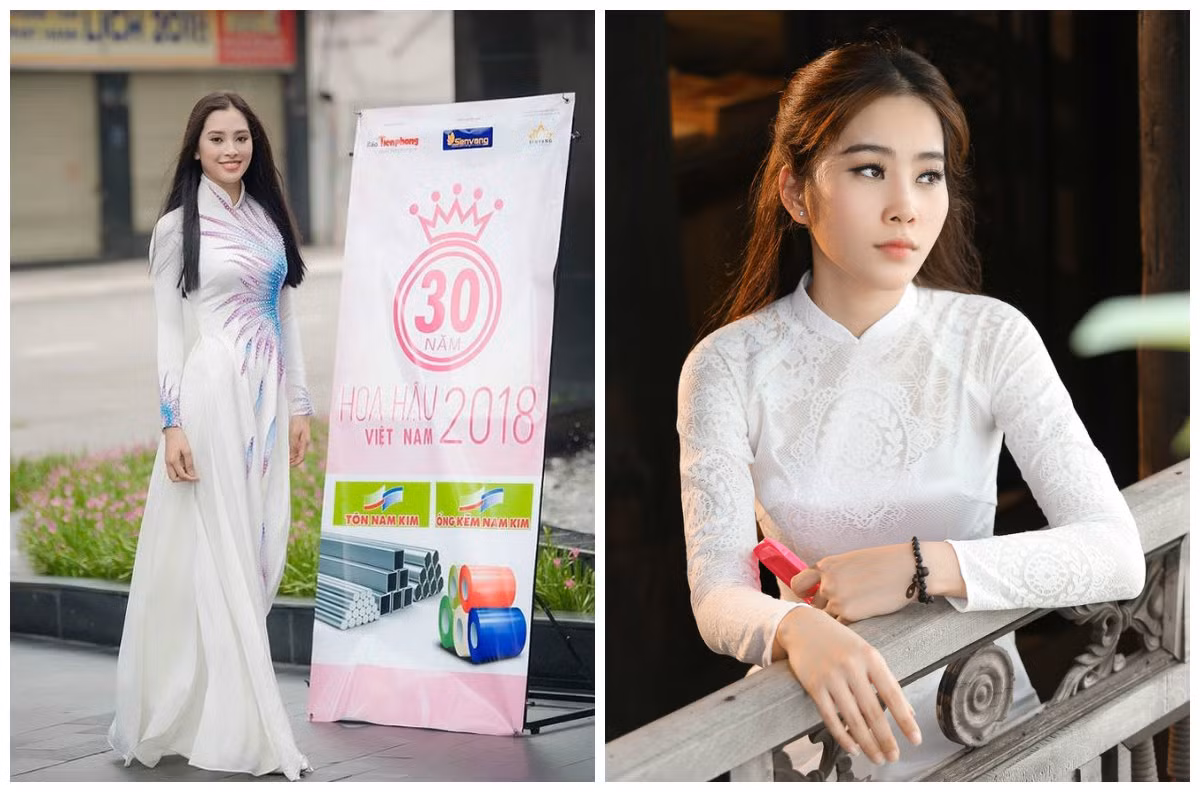 Trần Tiểu Vy có vẻ như là gương mặt "phổ thông" nhất khi cô được các thành viên Facebook nhận xét là giống nhiều mỹ nhân Việt như: Nam Em, "Nguyệt thảo mai" hay Đặng Thu Thảo... Ảnh: BTC, FBNV.