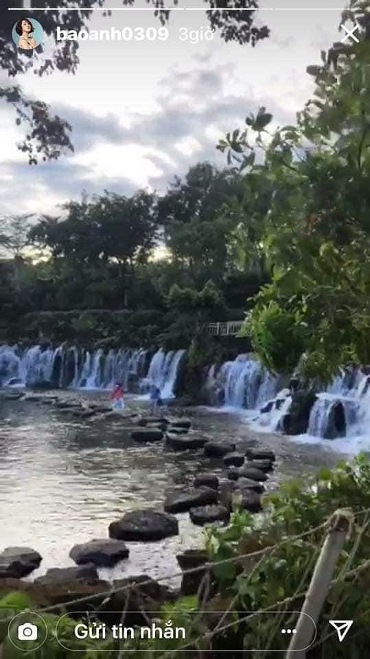 Trước đó không lâu, Bảo Anh - Hồ Quang Hiếu dính nghi vấn tái hợp khi dân mạng phát hiện cả hai check-in tại cùng một địa điểm du lịch. Ảnh: Instagram.