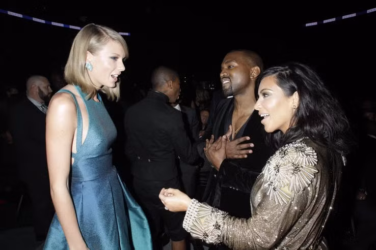 Taylor Swift thực sự không vừa lòng với Kanye - chồng của Kim Kardashian.