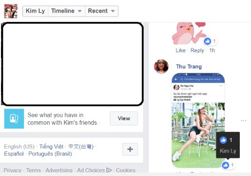 Khi fan đăng bức ảnh mới này của Hà Hồ vào trang cá nhân của Kim Lý, nam diễn viên đã không ngần ngại nhấn nút "Like" cho bức ảnh.