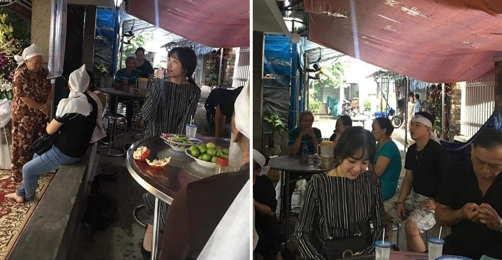 Không lâu sau màn "ăn bất chấp", bà xã Trấn Thành lại bị chê "kém duyên" khi loạt ảnh cô tươi tắn, không có biểu hiện đau buồn trong đám tang một người quen bị "chộp" lại và lan truyền trên mạng. Tuy vậy, cũng có người bênh vực Hari Won khi cho rằng trong đám tang không nhất thiết phải ủ rũ chán trường mới là tôn trọng người mất.