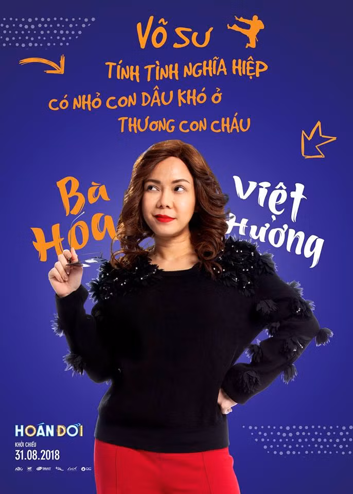 Nếu như Tiên Tiên bị biến thành võ sư tóc bạc, da nhăn nheo thì bà Hoa lại vô cùng hạnh phúc khi bỗng nhiên được "trẻ hóa". Sự hoán đổi khiến cả hai nhận ra sai lầm của bản thân.