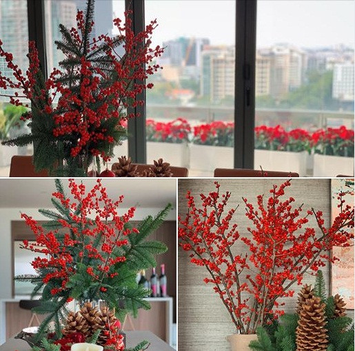 Tổ ấm của Hoa hậu Đặng Thu Thảo mùa Giáng sinh khiến ai cũng phải xuýt xoa vì đơn giản nhưng vẫn đẹp.