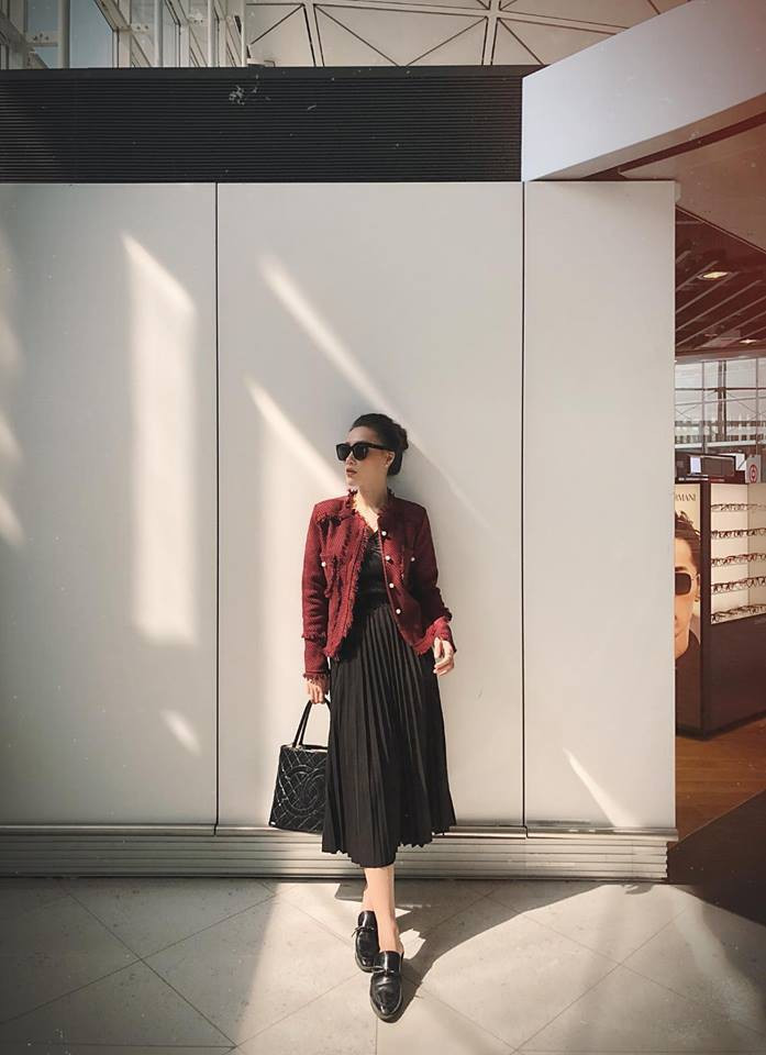 Chiếu túi yêu thích của MC Minh Hà.