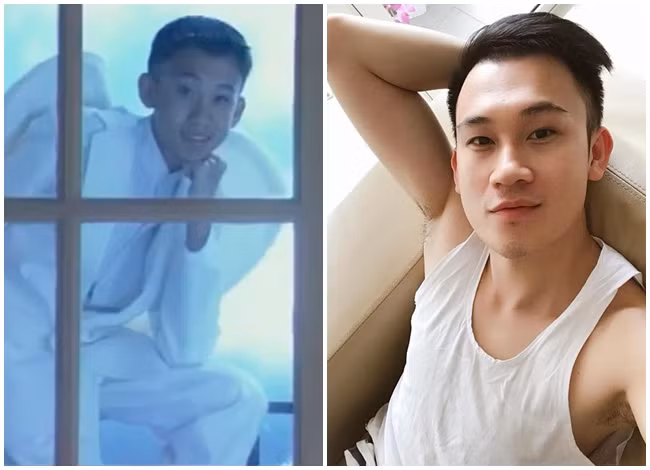 Mới đây, Dương Triệu Vũ bất ngờ bị "khui" lại ảnh đen nhẻm, gầy nhom thời mới tập tành đi hát khi vừa 13 tuổi. Hiện tại, ở tuổi 34, nam ca sĩ vẫn sở hữu ngoại hình trẻ trung và gương mặt điển trai.