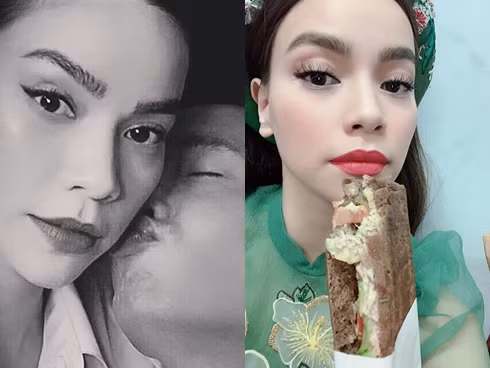 Hà Hồ cũng đang chứng minh tình cảm của mình và bạn trai đã chín muối. Mới đây, nữ ca sĩ còn công khai khen Kim Lý ngọt ngào khi được anh chăm sóc tới tận "chân răng".