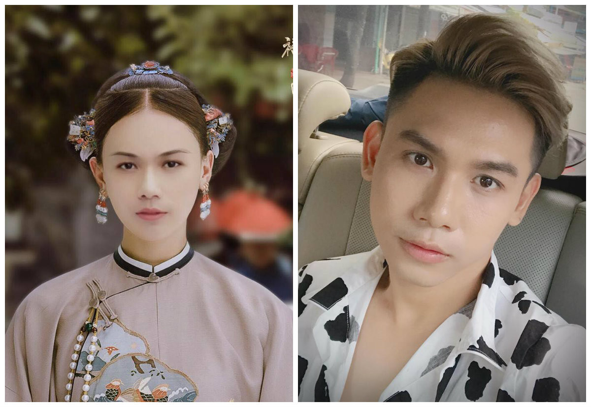 Mới đây, nam ca sĩ còn thể hiện độ "cuồng phim" của mình bằng cách chia sẻ loạt ảnh ghép mặt mình cùng hội bạn thân vào gương mặt của nhân vật Ngụy Anh Lạc trong hot drama cung đấu. Sau khi thử vai Ngụy Anh Lạc, Đại Nhân tự nhận mình là "người đẹp mặt đơ".