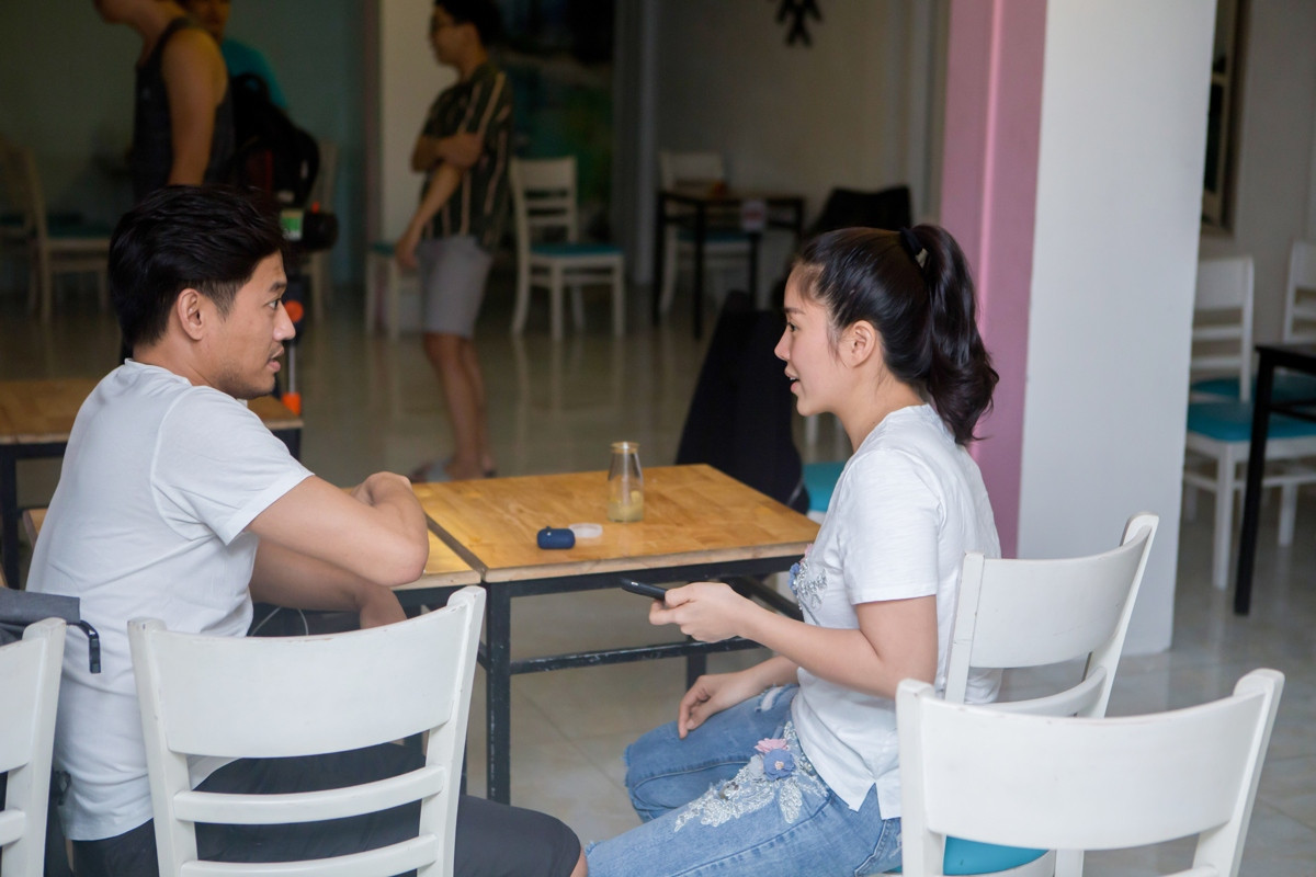 Lê Phương say sưa với vai diễn, có bị đánh, bị té cũng không biết đau.