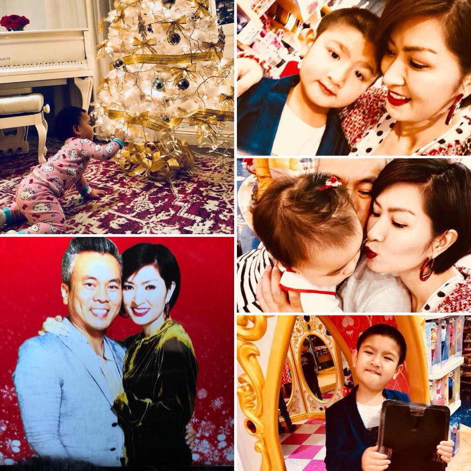 Ca sĩ Nguyễn Hồng Nhung khoe ảnh Giáng sinh ấm áp bên gia đình trong căn biệt thự triệu đô ở Mỹ. Ảnh: FBNV.