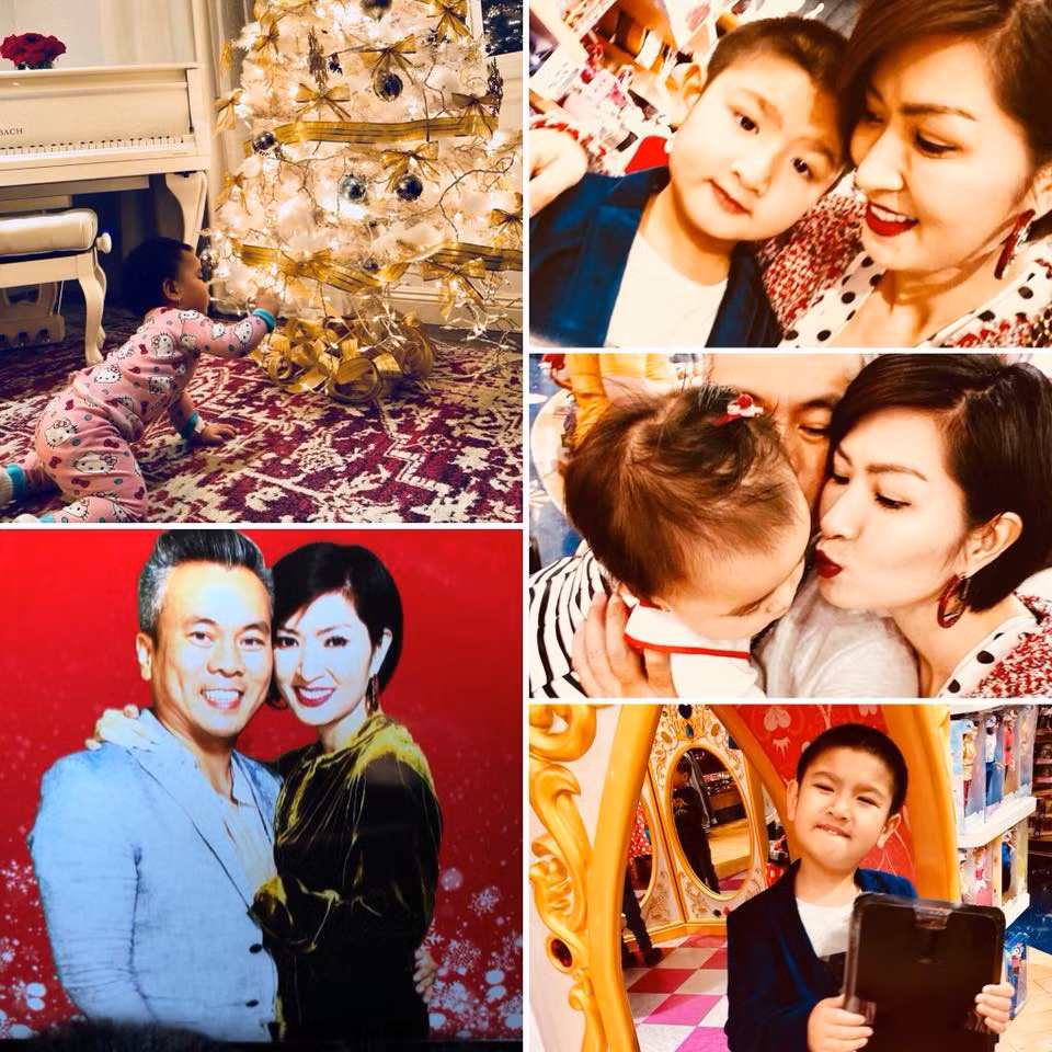 Ca sĩ Nguyễn Hồng Nhung khoe ảnh Giáng sinh ấm áp bên gia đình trong căn biệt thự triệu đô ở Mỹ. Ảnh: FBNV.