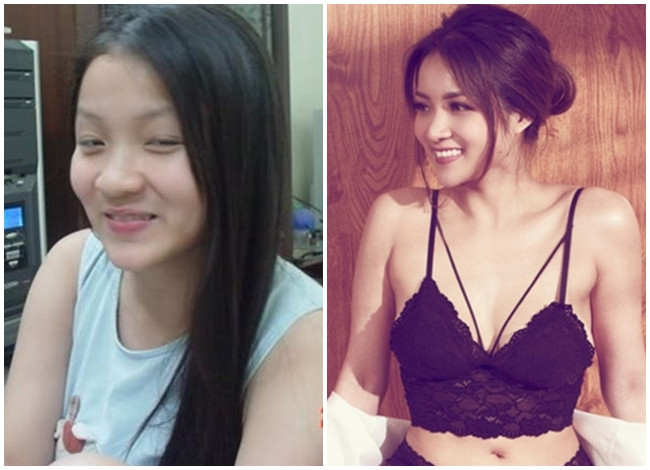 Tạm biệt làn da đen nhẻm, ca sĩ sinh năm 1989 "dậy thì thành công" với nhan sắc khả ái cùng làn da trắng, thân hình cân đối.