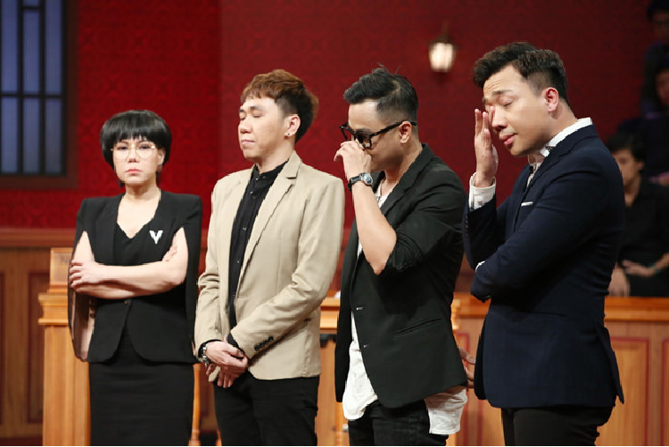 Trấn Thành khóc trước tình cảm của hai người bạn thân. Ảnh: Chiêu An.