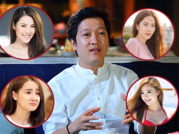 Trước khi nổi tiếng, Trường Giang đã bị gán cho cái mác "lăng nhăng". Ngay cả sau khi công khai yêu Nhã Phương, nam danh hài cũng bị cả "hội người yêu cũ" như Nam Em, Quế Vân tố "gieo rắc yêu thương" cho họ rồi lại lặng lẽ rút lui. Ảnh: 2sao.