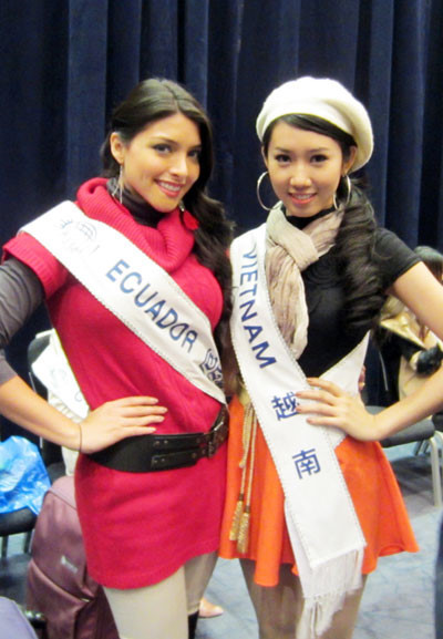 Năm 2011, Thúy Ngân được đề cử đi thi cuộc thi Nữ hoàng Du lịch - một trong 6 cuộc thi nhan sắc uy tín nhất thế giới - được tổ chức tại Trung Quốc. Ảnh: Elite VN.