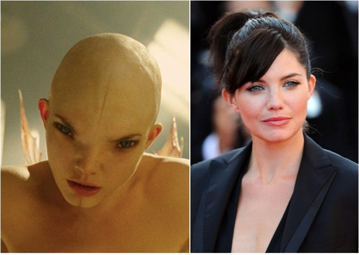 Delphine Chanéac đã tự cạo trọc đầu của mình để thủ vai Dren trong bộ phim Splice.