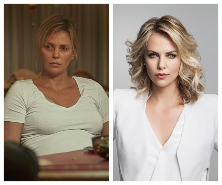 Ngoài việc Charlize Theron phải đeo răng giả, trang điểm khiến làn da trở nên loang lổ để hóa thân thành Aileen Wuornos - trong Tully, Charlize còn phải tăng thêm 13kg để phù hợp với tạo hình nhân vật.