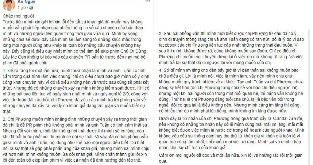 An Nguy to Cat Phuong dan xep scandal Kieu Minh Tuan: Nhu tro he