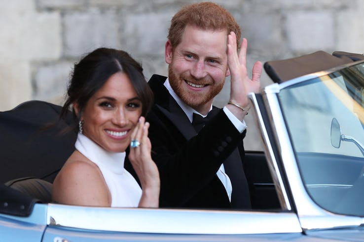 Cô dâu Meghan Markle không có phù dâu chính trong suốt buổi lễ. Ảnh: Page Six