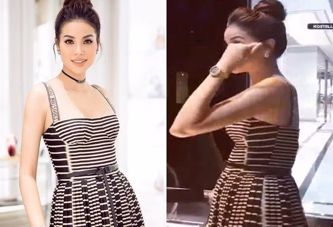 Hình ảnh được photoshop và hình ảnh cắt ra từ clip cho thấy sự khác biệt rõ rệt ở vòng 2.