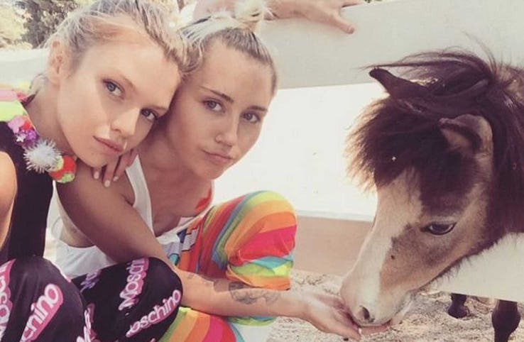 Năm 2015 cô tuyên bố với tờ Elle UK cô là người toàn tính luyến ái. Đồng thời Miley là người sáng lập ra tổ chức Happy Hippie, tổ chức hỗ trợ người trẻ vô gia cư đặc biệt là người trong cộng đồng LGBTQ. Ảnh: Twitter.com