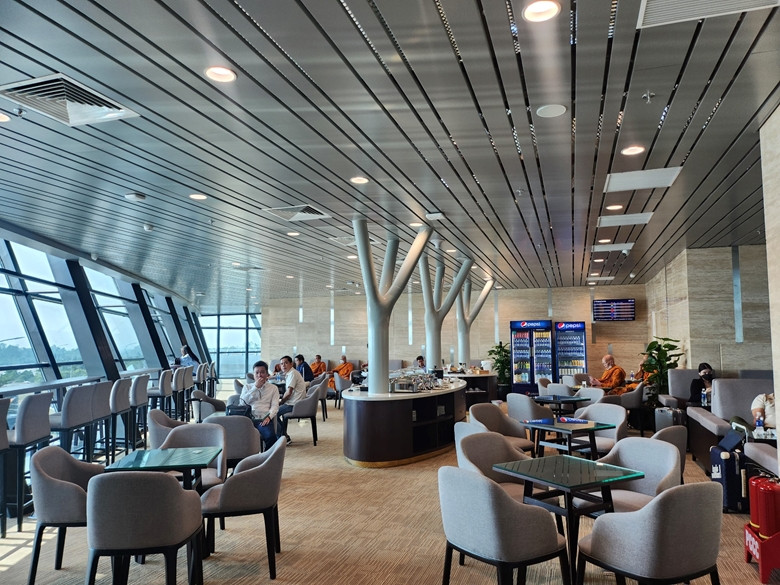 Phòng chờ thương gia của nhà ga T2 hiện đại 5 sao. (Ảnh: Đảng Cộng sản).