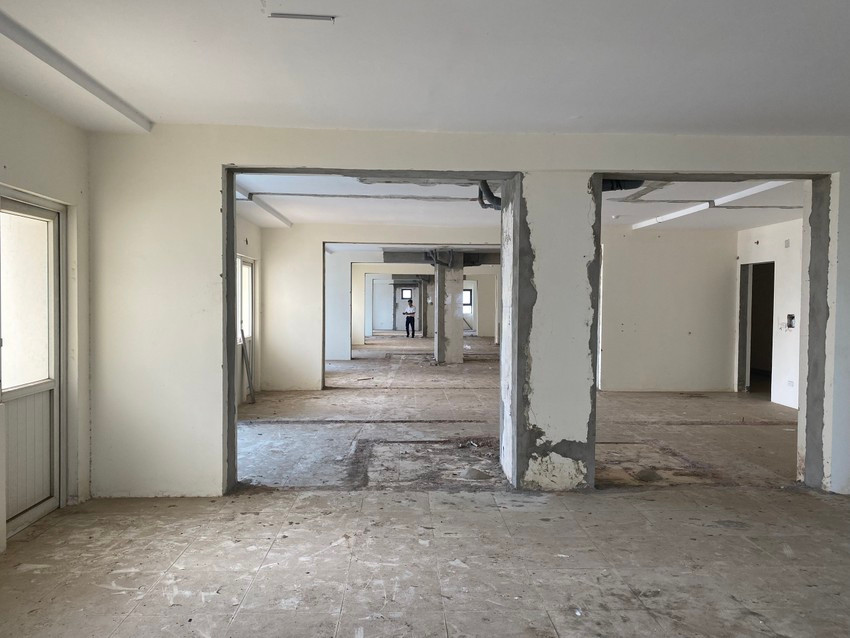 Tầng 5 chung cư Mường Thanh đã được tháo dỡ hoàn thiện. (Ảnh: Pháp luật TP.HCM).