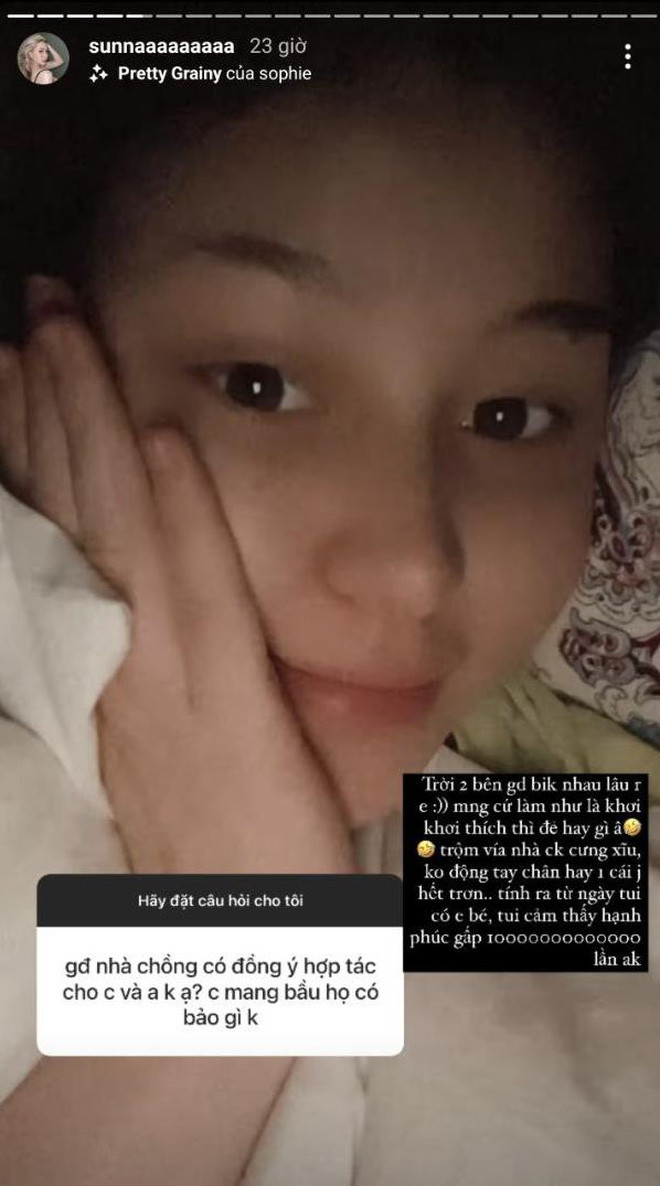 Vì chưa hề lộ bất cứ tin đồn yêu đương nào, danh tính bố đứa trẻ cũng được giấu kín khiến nhiều người càng tò mò hơn.