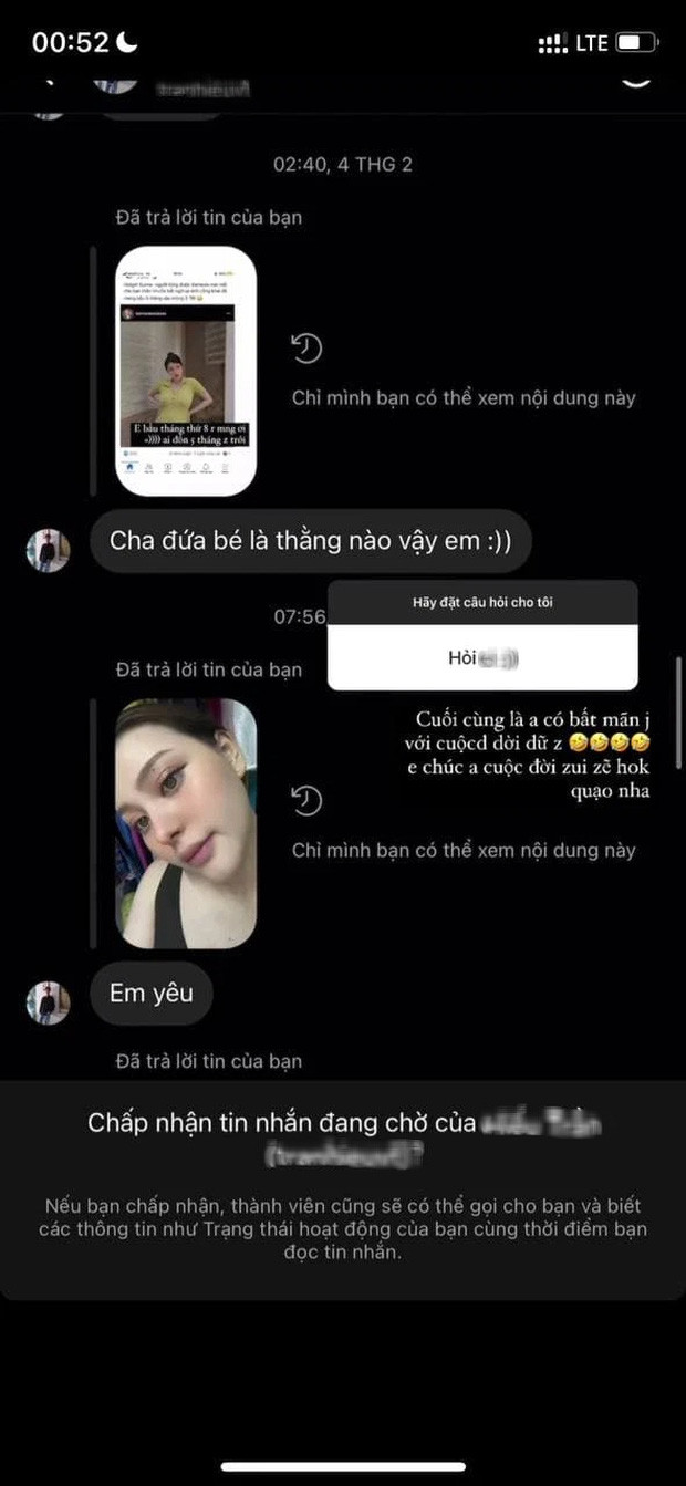 Theo đó, khi có người hỏi một cách kém duyên, thiếu tế nhị về vấn đề cha đứa bé, Sunna cũng đáp trả cực gay gắt. Với tính cách khá thẳng thắn và không ngại mất lòng, người theo dõi cô hẳn sẽ không bất ngờ về phản ứng này.