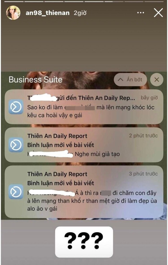 Mới đây, trên trang cá nhân nàng hot girl bức xúc đăng tải những bình luận "kém duyên" khi liên tục bị netizen tấn công.