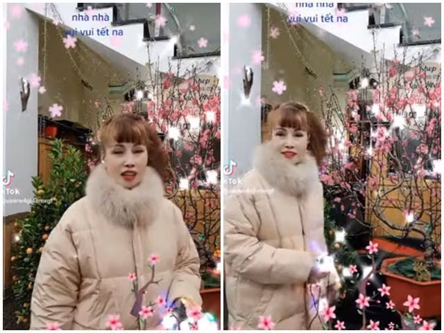 Bên cạnh lời khen, có nhiều còn người tinh ý nhận ra, gương mặt chị Sao trẻ đẹp như vậy là do app chỉnh ảnh.