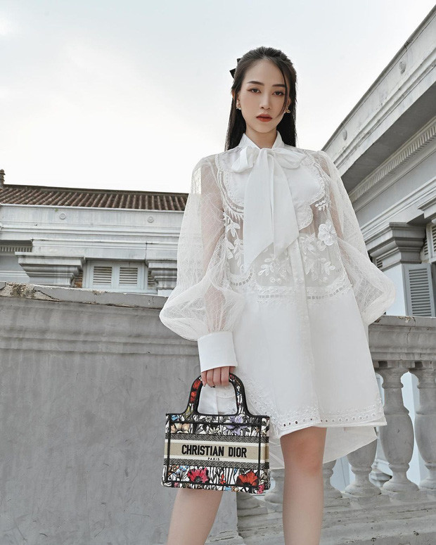 Có lẽ sau lần mang bầu thứ nhất, Joyce Phạm đã có kinh nghiệm nên biết cách chăm chút hơn hẳn.