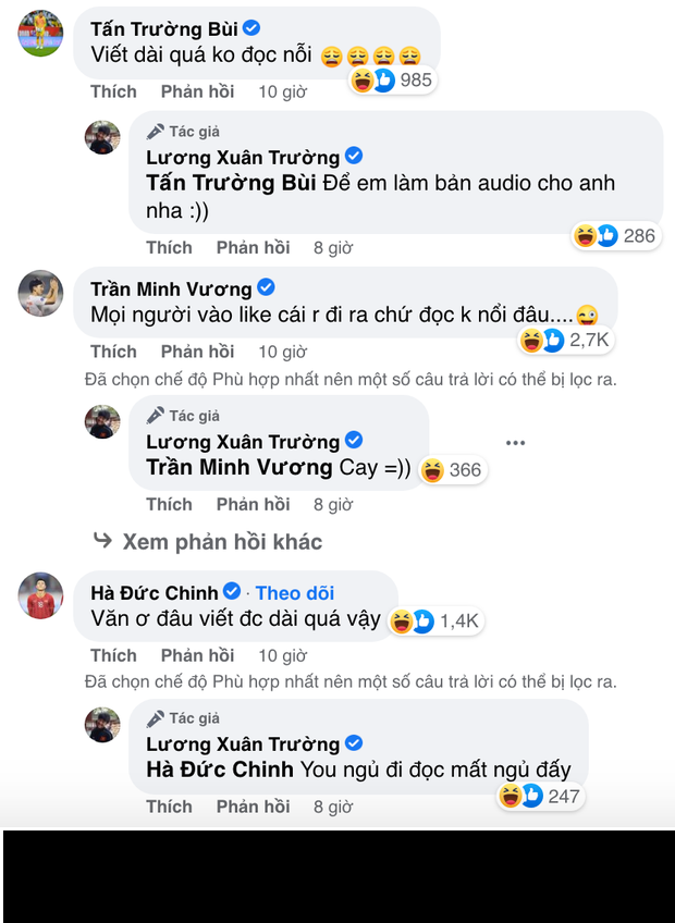 Xuân Trường chia sẻ: "Một cột mốc nữa mà mình rất hạnh phúc khi được thông báo đến mọi người và cũng là một trong những điều kỳ diệu nhất mà mình đang được trải nghiệm, đó là sự có mặt của Little Daisy. Trong tương lai gần gia đình mình sẽ đón chào một thành viên mới. Mình thấy như được tiếp thêm một nguồn năng lượng to lớn từ cô công chúa này vậy".