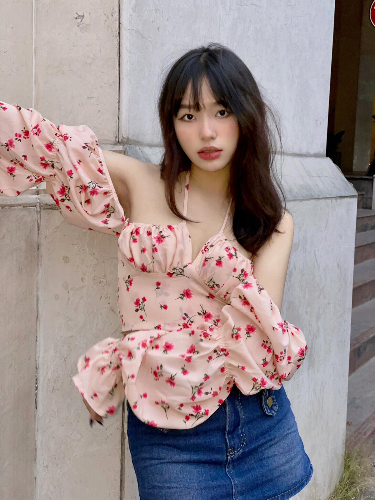 Nhan sắc cuốn hút của nữ sinh Hà thành kiêm mẫu ảnh có tiếng Nhan sac cuon hut cua nu sinh Ha thanh kiem mau anh co tieng