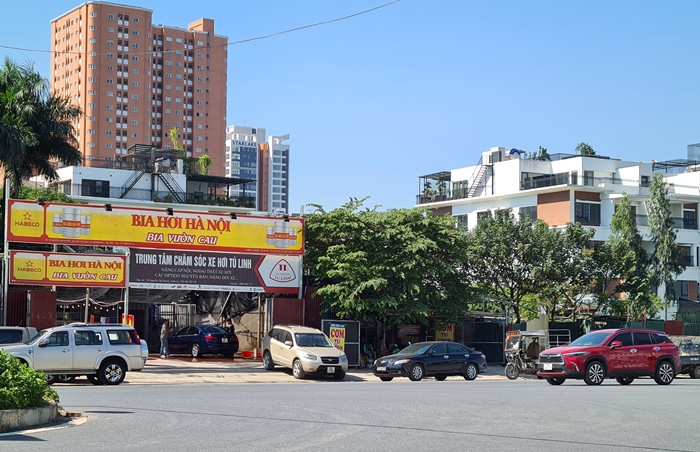 Những quán bia, bãi rửa xe ô tô "mọc" trái phép vẫn ngang nhiên hoạt động mà không thấy bị cơ quan chức năng xử lý?