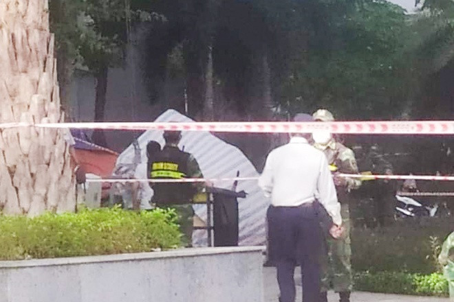 Nguoi phu nu roi lau chung cu tu vong o TP.HCM