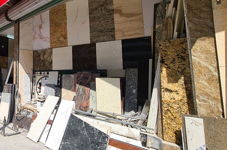 Diện tích đất được "tận dụng" gần như triệt để.