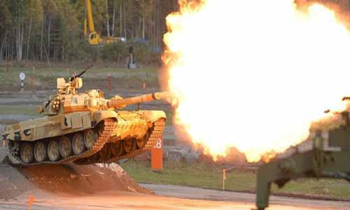 Hiện vẫn chưa rõ phiên bản xe tăng chủ lực T-90 mà Ấn Độ lựa chọn cho lần này. Tuy nhiên trong trường hợp New Delhi lựa chọn phiên bản T-90MS, tổng giá trị hợp đồng sẽ lên tới gần 3 tỷ USD. Nguồn ảnh: Pinterest.