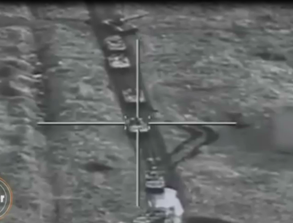 Quả tên lửa được cho là loại Spike do Israel sản xuất và được phóng đi từ một trực thăng Mi-17 của quân đội Azerbaijan. Nguồn ảnh: Avia.